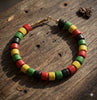 colorful beaded bracelet
beaded pan african earrings natural hair jewelry afrocentric accessories pro black african american red green black yellow gold hoop accessory fashion outfit idea clothing