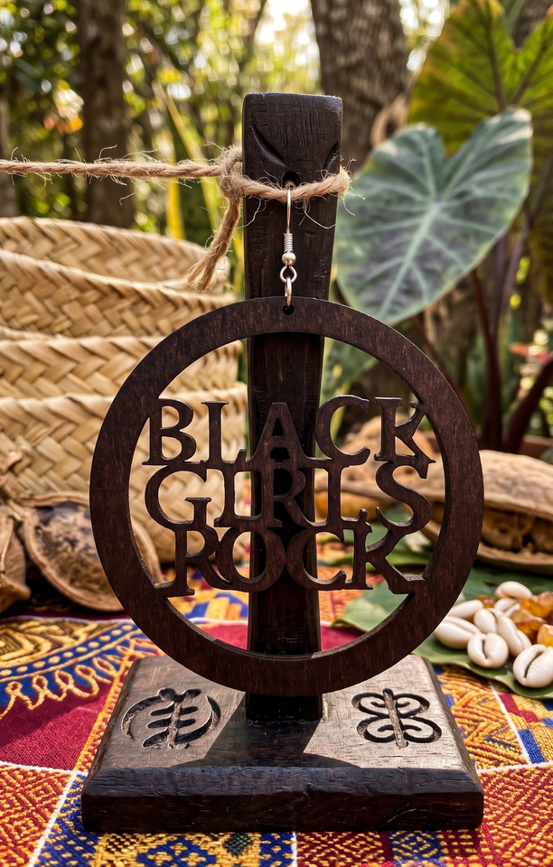 Black Girls Rock Earrings | natural hair accessories | Afrocentric jewelry
