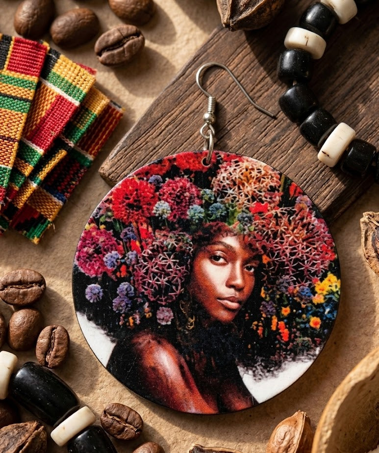 ethnic earring natural hair earring wooden earrings black girls short afrocentric earrings cool earrings afro pick earrings african map earrings africa continent earrings black girl magic earrings afro earrings wholesale best afrocentric jewelry black owned ankh jewelry unique african earrings african earrings african american earrings wooden earrings