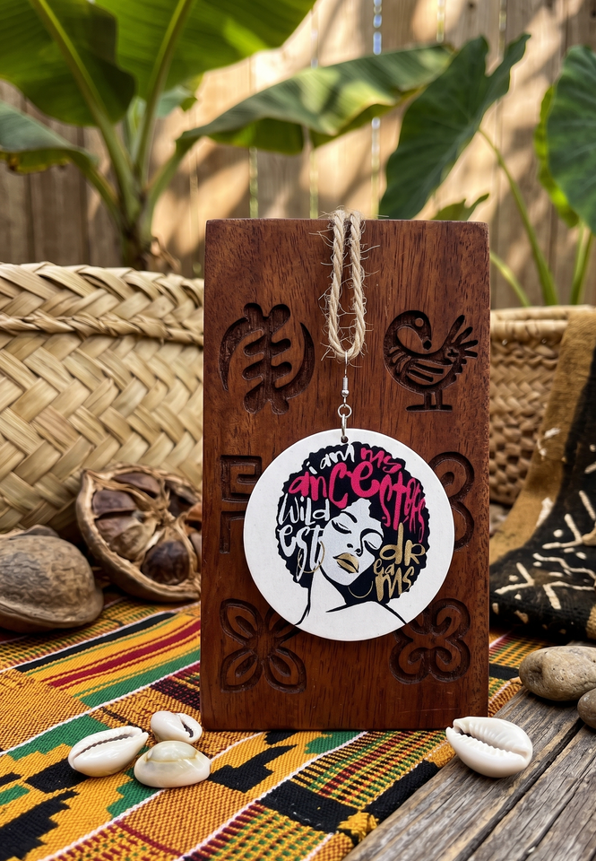 afro earrings natural hair jewelry afrocentric accessories i am ancestors wildest dreams accessory jewellery afro pro black cheap cute affordable wooden lightweight african american
