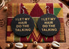 i let my hair do the talking earrings natural hair jewelry afrocentric accessories twa jewellery afro accessory pro black pride ear candy rings
