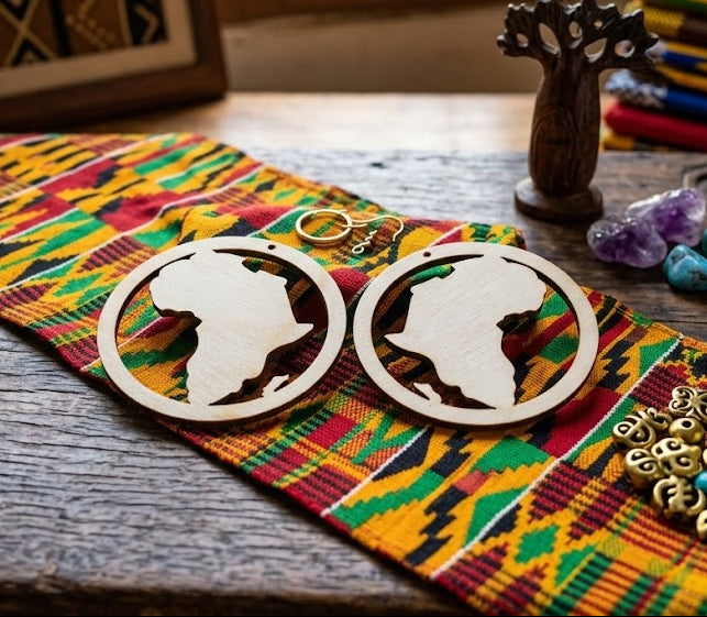 Africa earrings | Afrocentric earrings | natural hair earrings