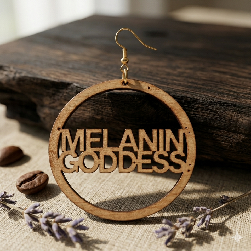 Melanin Godess earrings natural hair afrocentric goddess jewelry protective hairstyles color twa afro jewellery accessories accessory fashion outfit idea