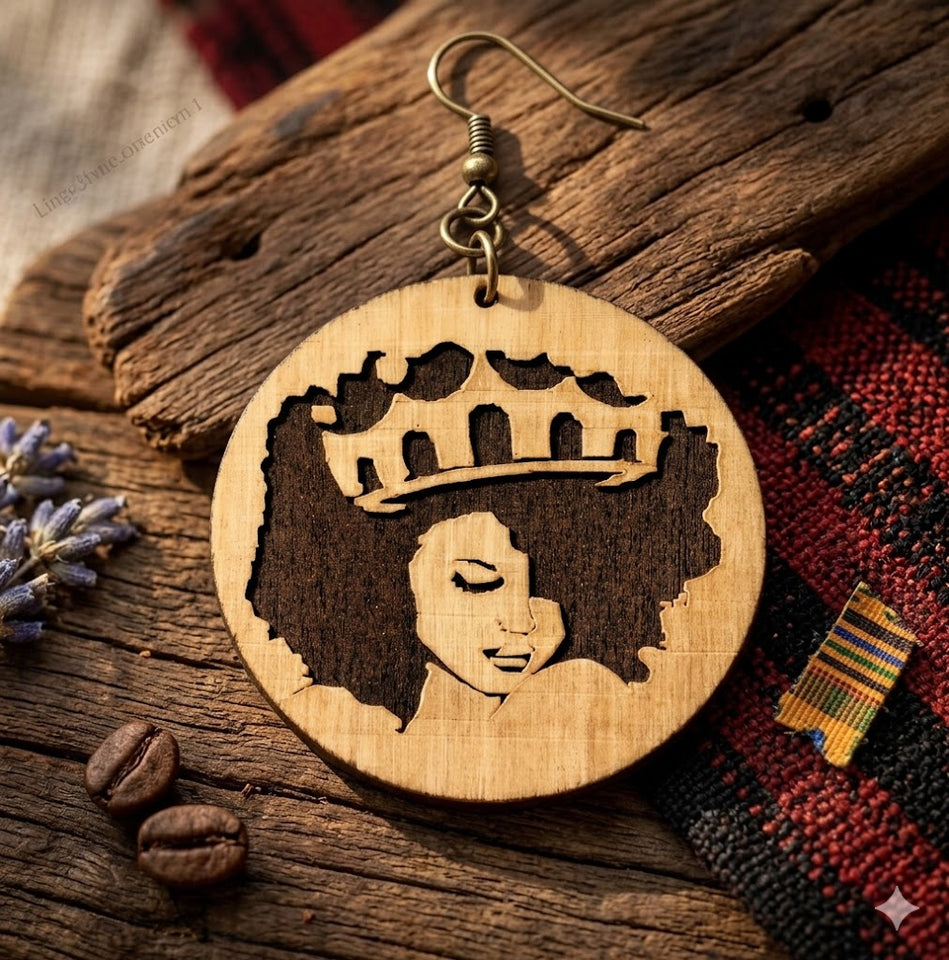 pam natural hair earrings afrocentric jewelry ear ring accessories fashion outfit clothing accessory woman lady black african american christmas gift idea kwanzaa birthday girl women