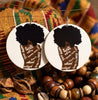 unapollogetically me earrings | natural hair jewelry | afrocentric accessories | fashion | twist | afro | twa | coils | twist out | nappy coils | locs | dreadlocks | dread locs | natural beauty
