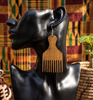 picked out earrings afro pick pic fashion jewelry accessories natural hair twa fro