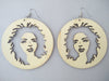 Lauryn hill earring afrocentric earring natural hair earring jewelry clothing
