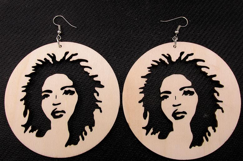 Lauryn hill earrings | Lauryn hill earring | lauryn hill jewelry | afrocentric jewelry | afrocentric earrings | natural hair earrings