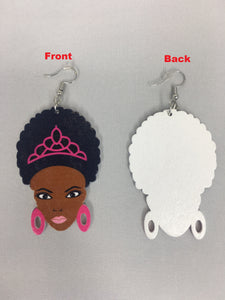 afro earrings princess earring afrocentric jewelry natural hair accessories kids accessory children ear candy fashion outfit idea jewellery hairstyles tutorial 4b 4c 4a