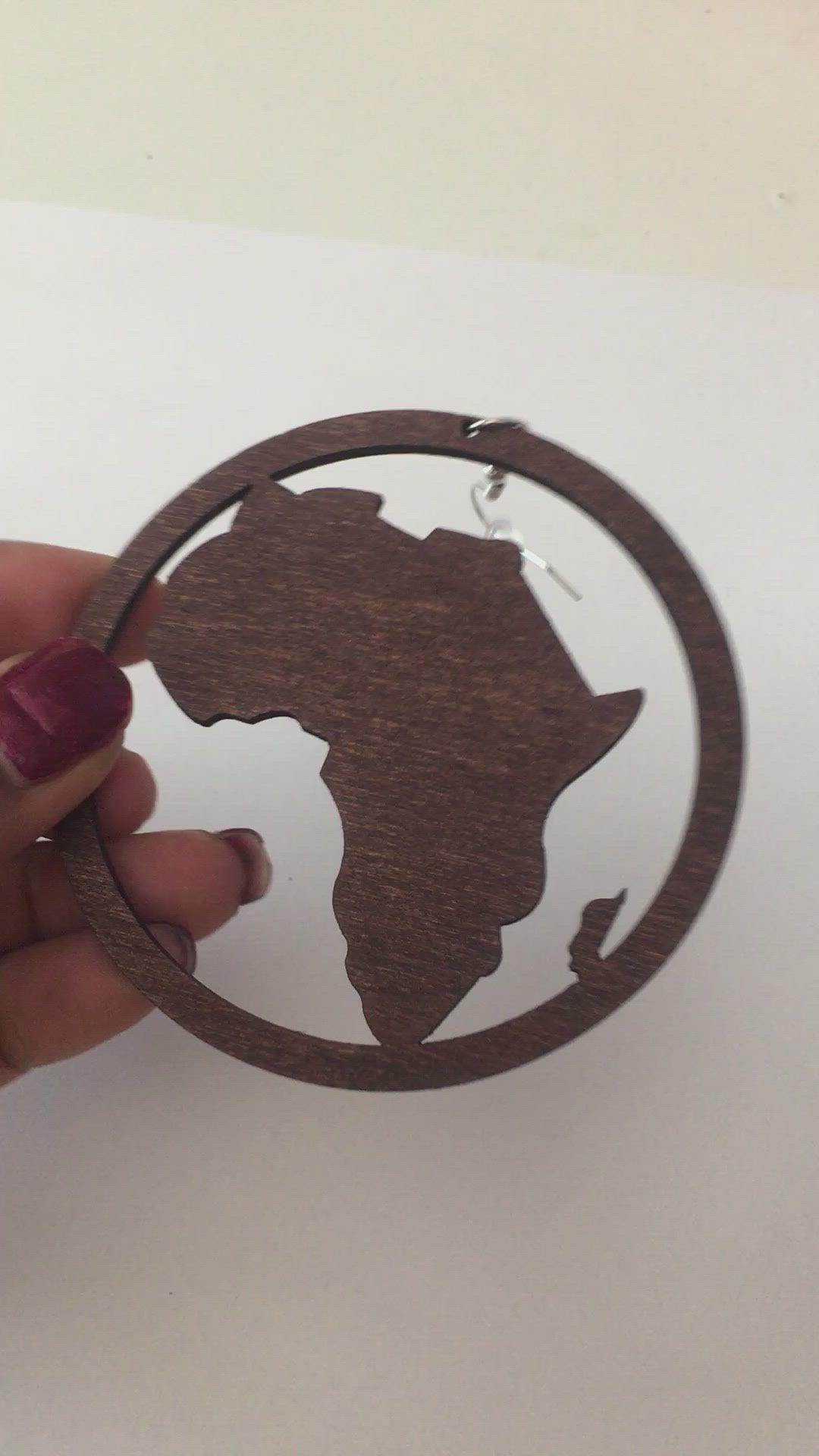 brown hoop map of Africa earrings | Afrocentric earrings | natural hair earrings | afrocentric jewelry | african earrings | africa shaped earrings | african jewelry | african earrings jewelry | african hoop earrings 