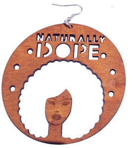 naturally dope earrings | Afrocentric earrings | natural hair earrings | afrocentric clothing | afrocentric fashion | afrocentric jewelry | afro earring 