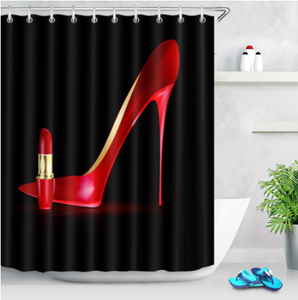 red heels and lipstick afrocentric home decor african shower curtains wall art and style pro black household items decorations american bedding cheap cute affordable feminine urban womens woman women ladies apartment home apt house ideas gift christmas kwanzaa birthday anniversary warming dorm help heel lips lip stick